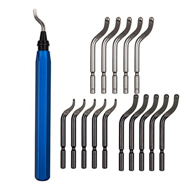 15pcs 45 Degree Metal Repair Rotary Deburring High Speed Steel Blades Tool Kit For Plastic PVC Copper Aluminum Hand Tools
15pcs 45 Degree Metal Repair Rotary Deburring High Speed Steel Blades Tool Kit For Plastic PVC Copper Aluminum Hand Tools