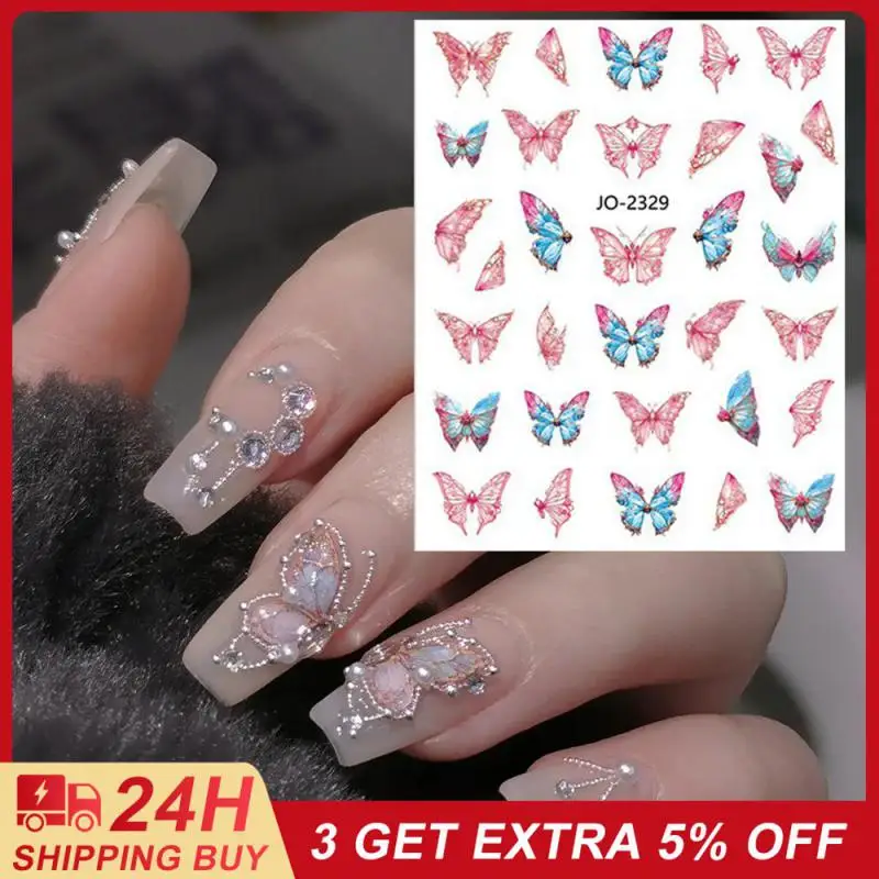 Nail Stickers Easy To Apply Pearl Exquisite Elegant Butterfly Nail Stickers Trendy Beauty Hot Selling Trendy Eye-catching Unique
Nail Stickers Easy To Apply Pearl Exquisite Elegant Butterfly Nail Stickers Trendy Beauty Hot Selling Trendy Eye-catching Unique