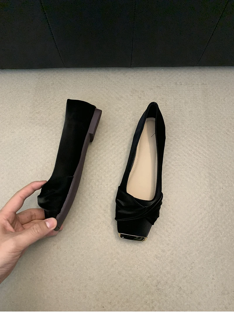 Designer Spring Square Toe Women's Mary Jane Shoes Comfort Shallow Slip On Shoes Outdoor Party Dress Female Shoes Designer Spring Square Toe Women's Mary Jane Shoes Comfort Shallow Slip On Shoes Outdoor Party Dress Female Shoes