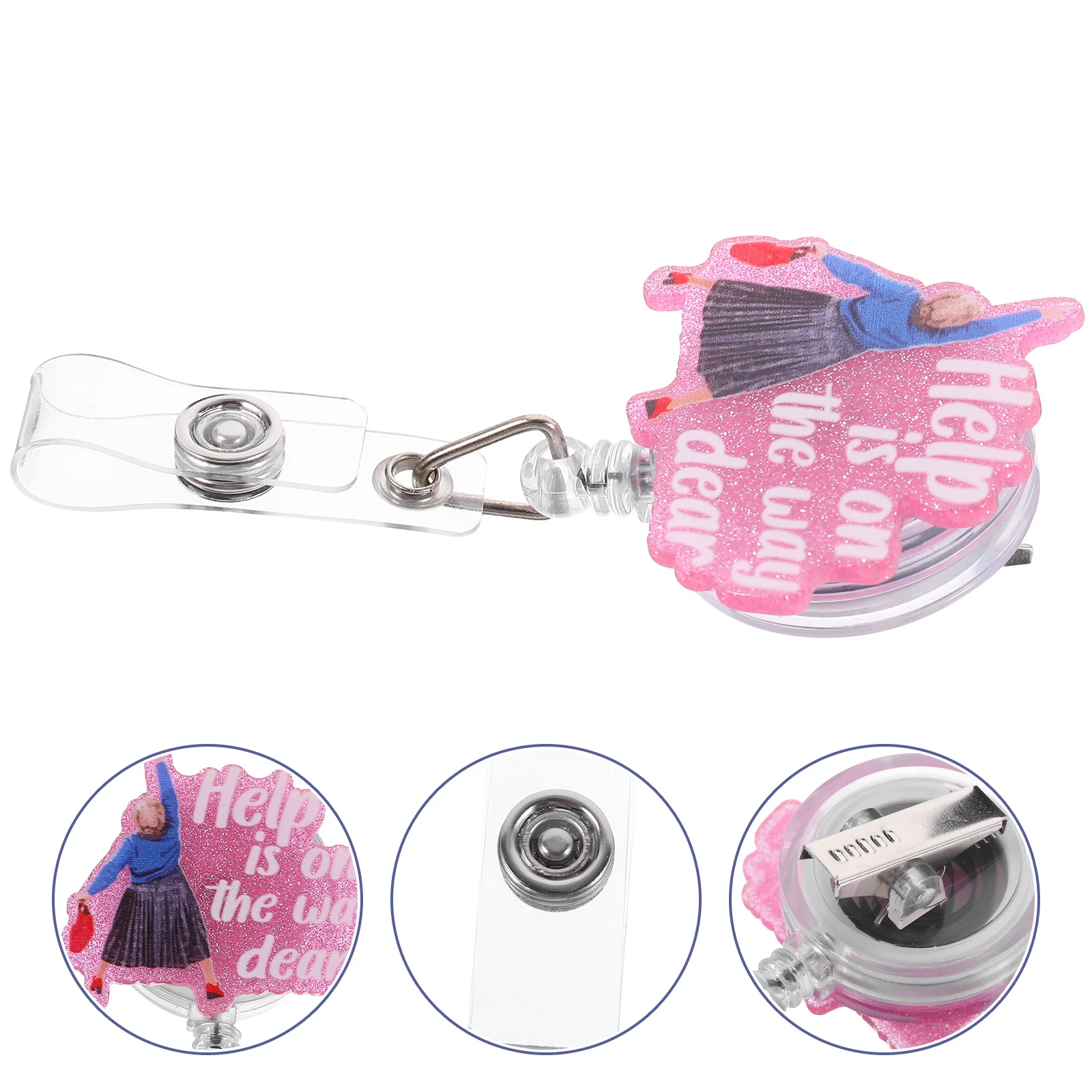 Nurses Day Gift Badge Reel Retractable Holder Clips for Holders Reusable Reels Girls Telescopic
Nurses Day Gift Badge Reel Retractable Holder Clips for Holders Reusable Reels Girls Telescopic
