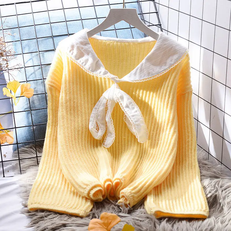 Fashionable Sweater Women Loose Spring Autumn Korean Edition Foreign Knitted Sweater Top 2023 New
Fashionable Sweater Women Loose Spring Autumn Korean Edition Foreign Knitted Sweater Top 2023 New