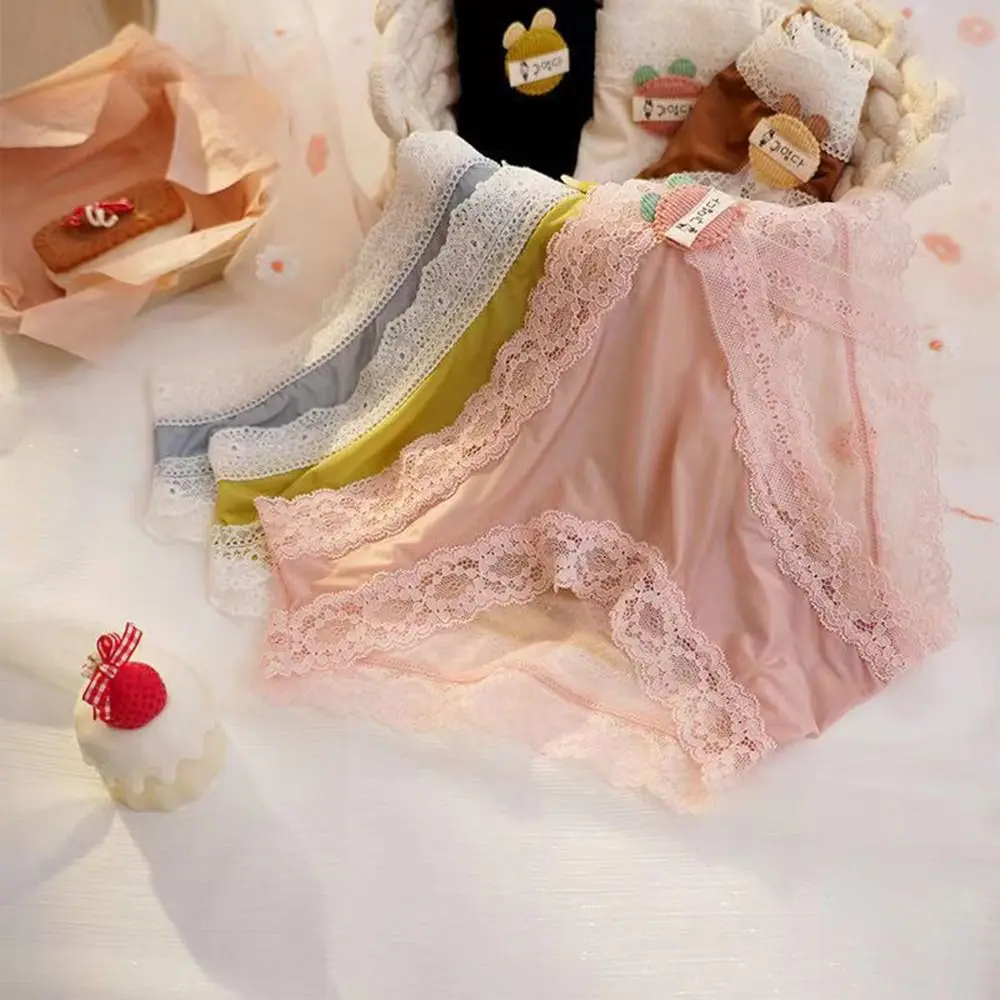 Comfortable Transparent Underwear Briefs Underpants Ribbon Rabbit Ears Women Thong Ruffles Panties Lace Panties Female Lingerie
Comfortable Transparent Underwear Briefs Underpants Ribbon Rabbit Ears Women Thong Ruffles Panties Lace Panties Female Lingerie