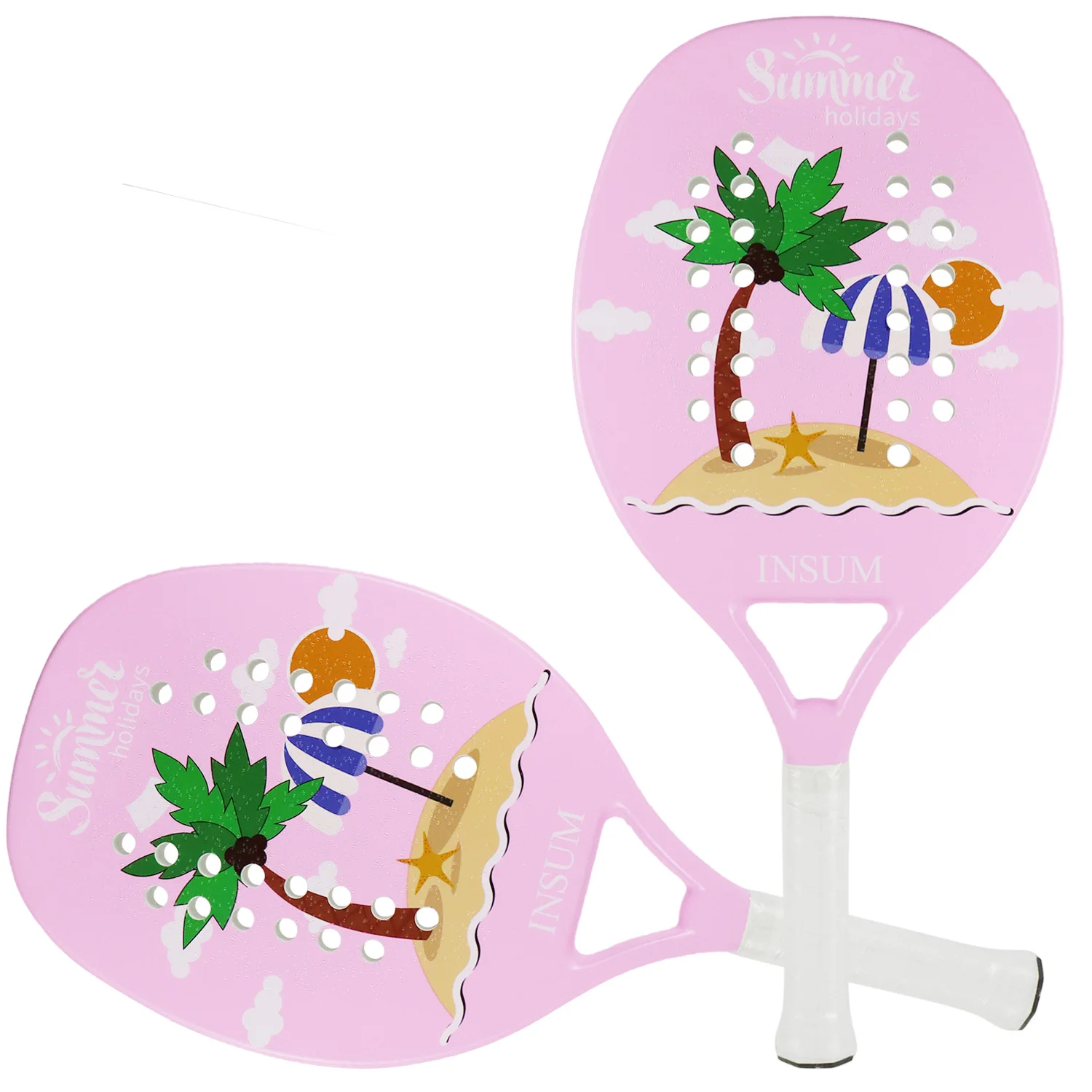 INSUM Beach Tennis Racket Full Carbon Fiber EVA SOFT Raquete Beach Tennis Round Grit Surface for Beginner
INSUM Beach Tennis Racket Full Carbon Fiber EVA SOFT Raquete Beach Tennis Round Grit Surface for Beginner