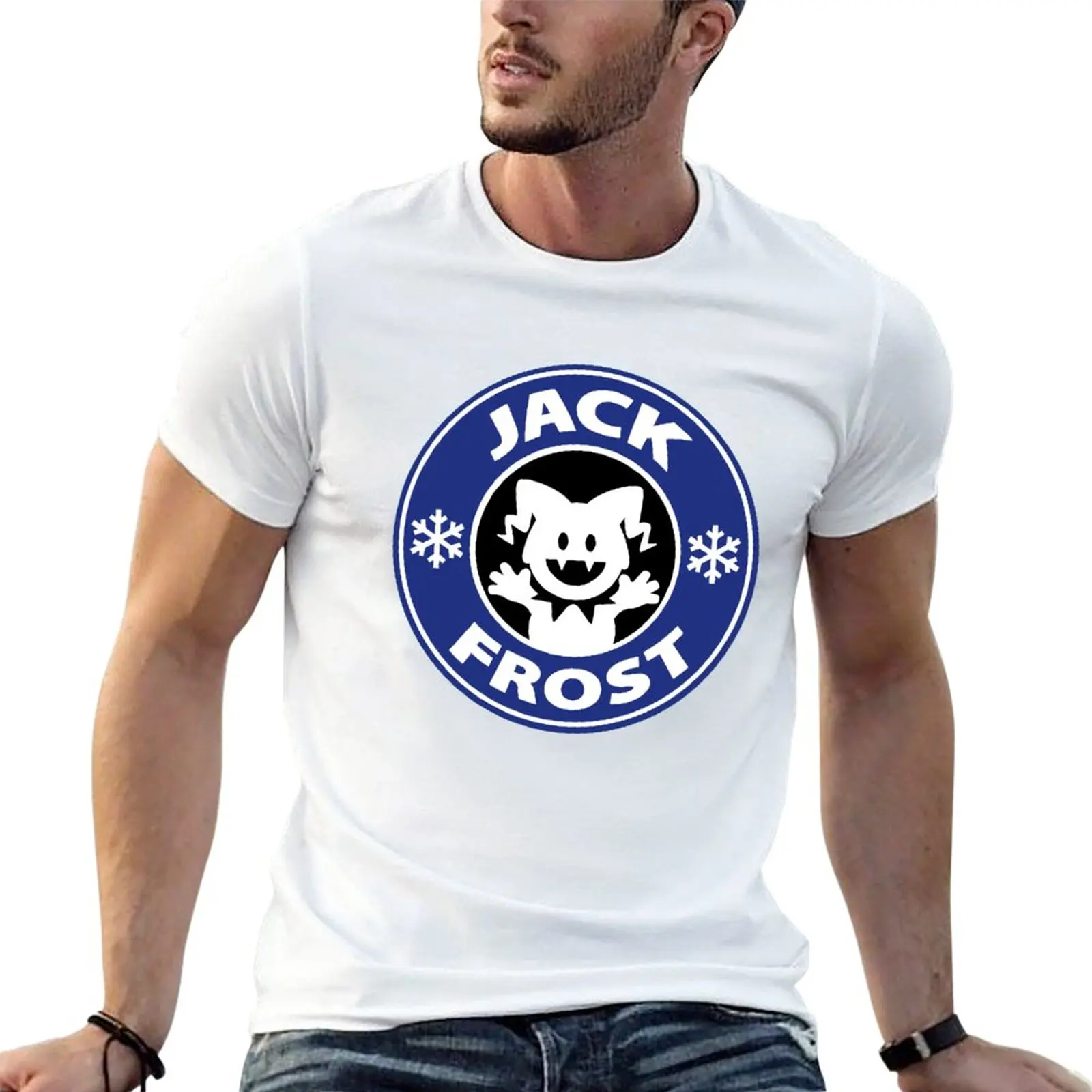 Classic Jack Frostbucks Blue T-Shirt plus size tops shirts graphic tees Men's t-shirts
Classic Jack Frostbucks Blue T-Shirt plus size tops shirts graphic tees Men's t-shirts