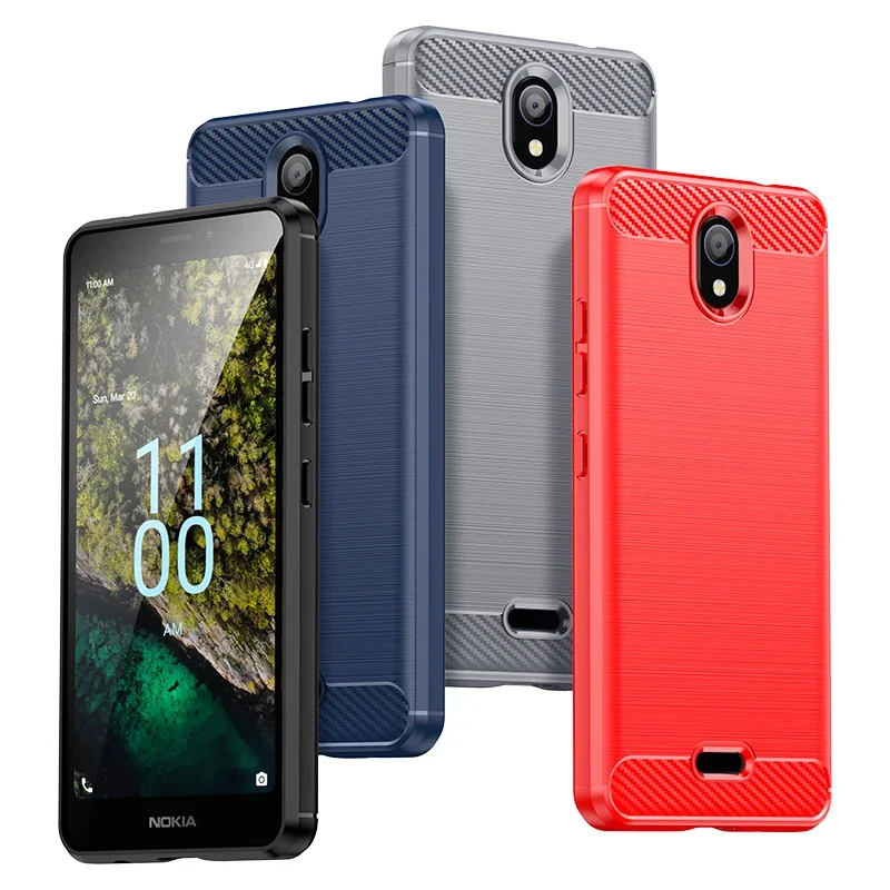 TPU Case for Nokia C100 C200 X10 C21 Plus G11 G21 G10 G50 XR20 Soft Silicon Brushed with Texture Carbon Fiber Design Phone Cover
TPU Case for Nokia C100 C200 X10 C21 Plus G11 G21 G10 G50 XR20 Soft Silicon Brushed with Texture Carbon Fiber Design Phone Cover
