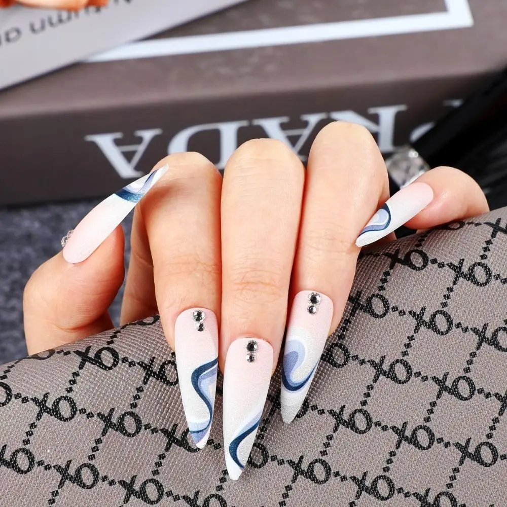 24pcs/Box Detachable Almond False Nails Wearable Stiletto Fake Nails Full Cover Nail Tips Press On Nails
24pcs/Box Detachable Almond False Nails Wearable Stiletto Fake Nails Full Cover Nail Tips Press On Nails