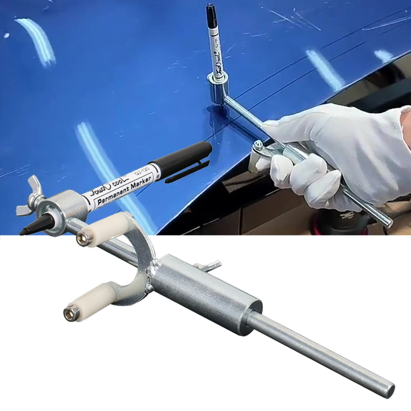 Car Wheel Eyebrow Parallel Scriber Sheet Metal Dent Repair Tool Stainless Steel Material 0-20cm Adjustable Portable And Durable
Car Wheel Eyebrow Parallel Scriber Sheet Metal Dent Repair Tool Stainless Steel Material 0-20cm Adjustable Portable And Durable