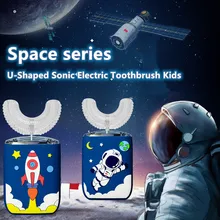 Smart 360 Degress U Sonic Electric Toothbrush Kids Silicone Automatic Ultrasonic Tooth Brush Children Blue Light Teeth Brush
Smart 360 Degress U Sonic Electric Toothbrush Kids Silicone Automatic Ultrasonic Tooth Brush Children Blue Light Teeth Brush