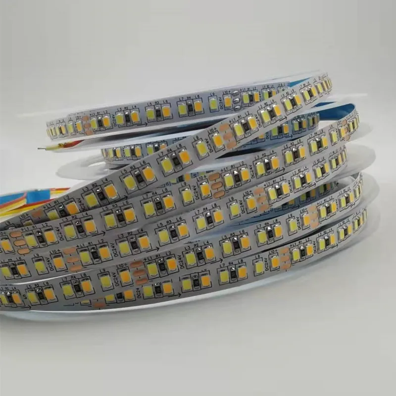 24V 5m 2835 CCT Warm White+ White 180LED/M LED Strip Light Color Temperature Adjustable Flexible LED Tape Ribbon
24V 5m 2835 CCT Warm White+ White 180LED/M LED Strip Light Color Temperature Adjustable Flexible LED Tape Ribbon