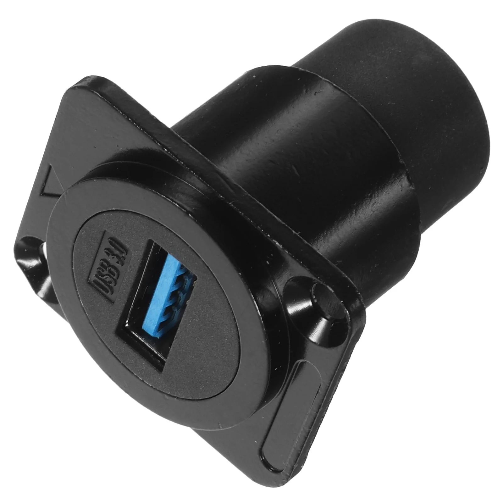 

Adapter USB Panel Socket Mount Coupler Front before and after Bulkhead Connector Pass Through