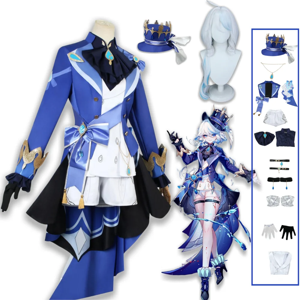 Fontaine Furina Focalors Cosplay Costume Furina Cosplay Costume Dress Hat Wig Uniform Outfits Focalors Christmas Suits
Fontaine Furina Focalors Cosplay Costume Furina Cosplay Costume Dress Hat Wig Uniform Outfits Focalors Christmas Suits