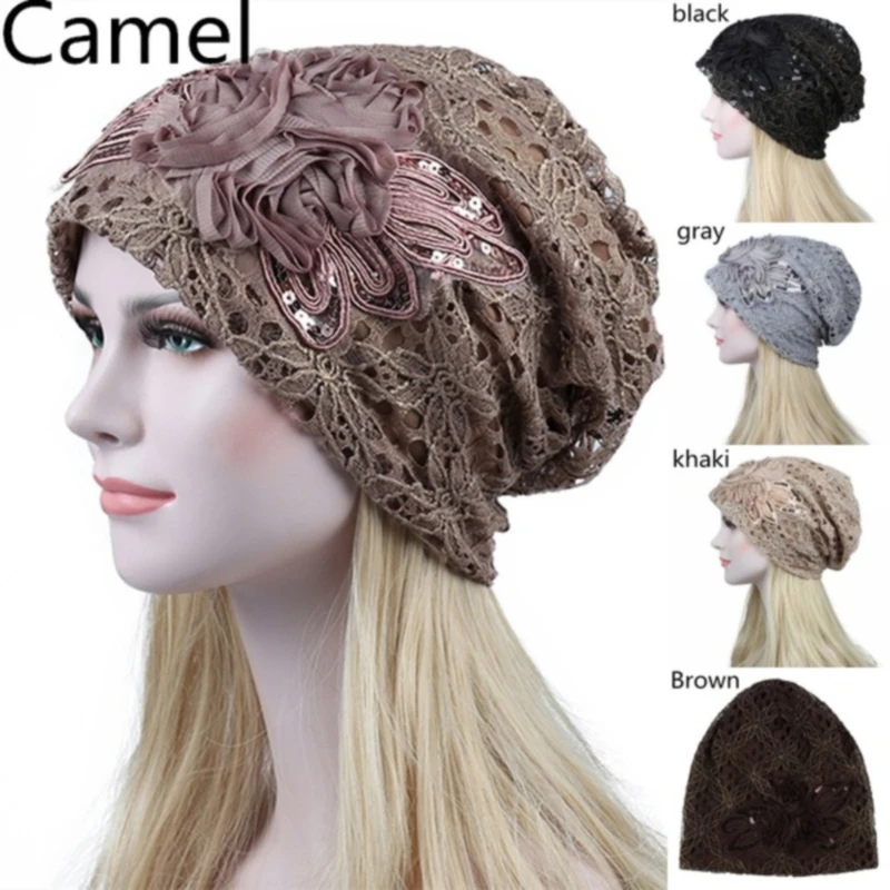 Lady Women Girl Hat Flower Hijab Lace Cotton Beanie Hat Chemo Cap Full Headwear Warm Autumn Winter Lace Flower Casual
Lady Women Girl Hat Flower Hijab Lace Cotton Beanie Hat Chemo Cap Full Headwear Warm Autumn Winter Lace Flower Casual