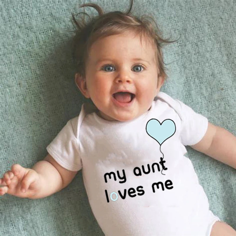 Toddler Girl Clothes Newborn Baby Boy One-pieces Overalls Harajuku Graphic Infant Jumpsuit My Aunt Loves Me Print Soft Bodysuits
Toddler Girl Clothes Newborn Baby Boy One-pieces Overalls Harajuku Graphic Infant Jumpsuit My Aunt Loves Me Print Soft Bodysuits