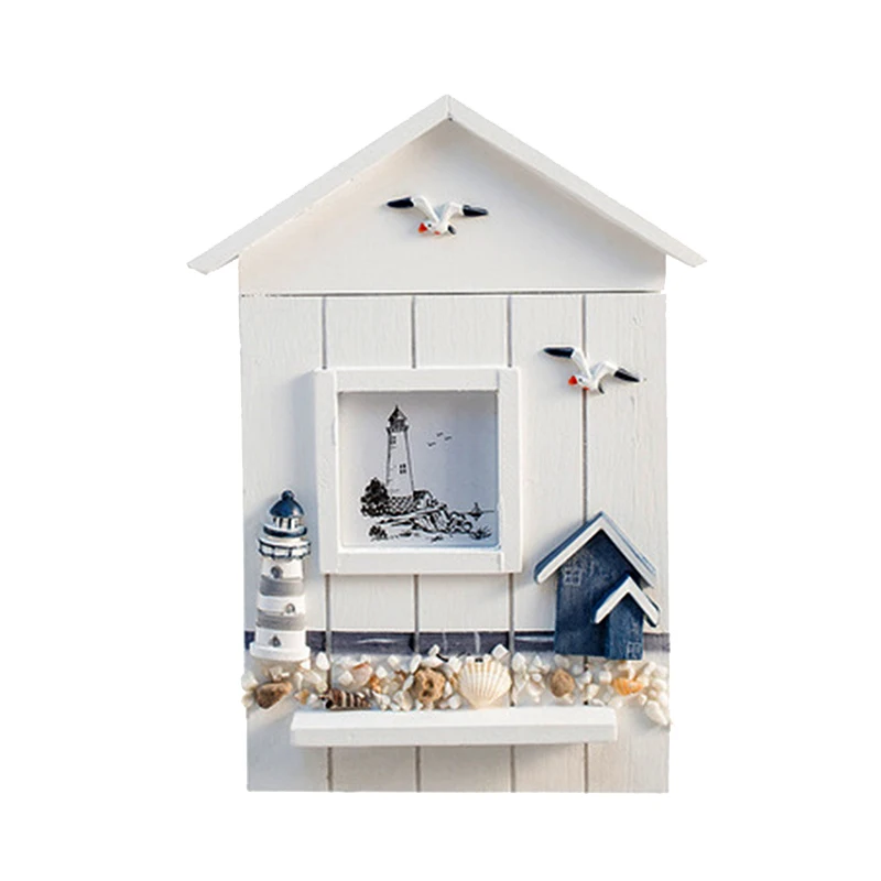 Mediterranean Style Key Cabinet Wood Nautical Style Wall Mounted Wooden Key Holder Storage Box Cabinet
Mediterranean Style Key Cabinet Wood Nautical Style Wall Mounted Wooden Key Holder Storage Box Cabinet