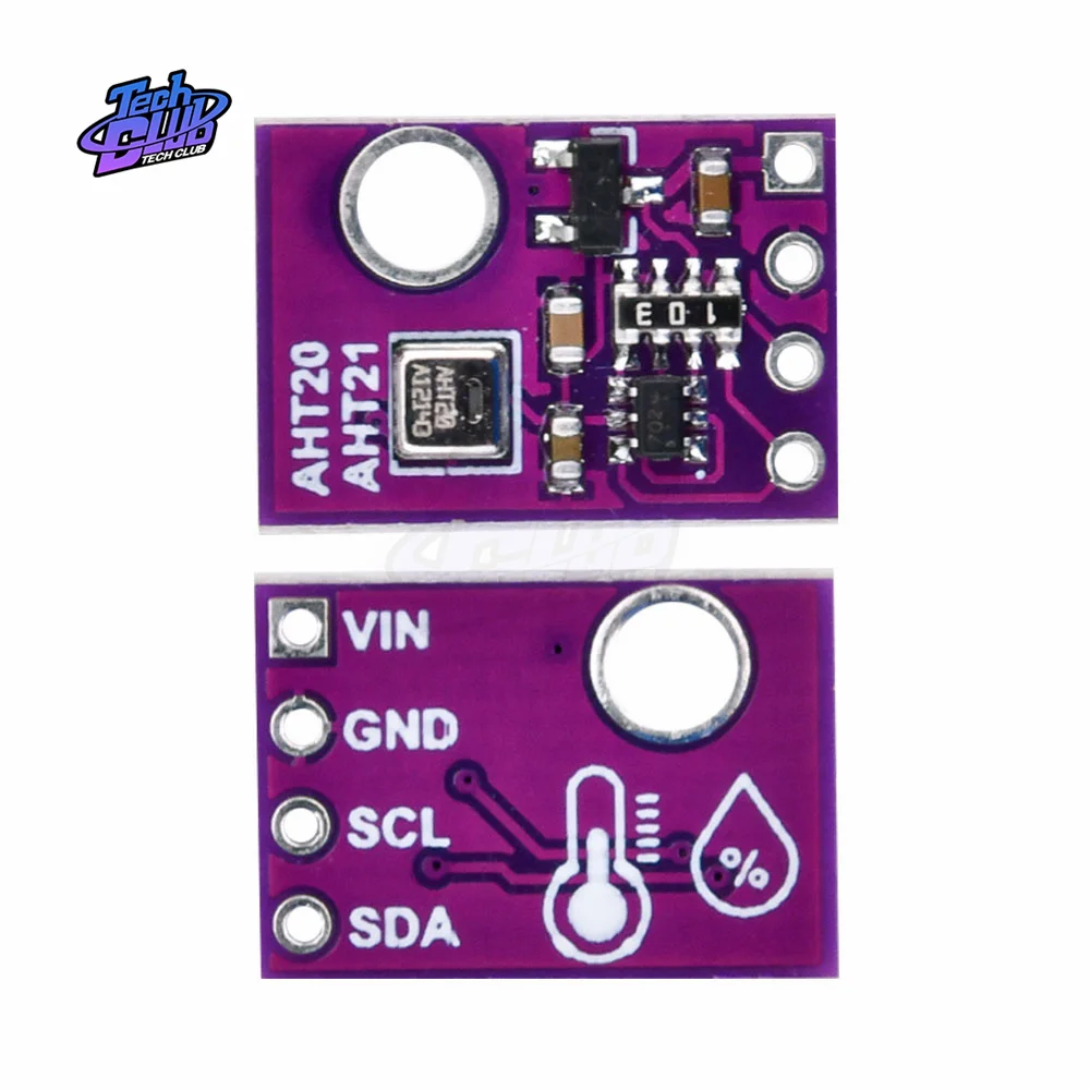 AHT20 AHT21 High Precision Digital Temperature and Humidity Sensor Measurement Module I2C Communication Replace Tool Accessory
AHT20 AHT21 High Precision Digital Temperature and Humidity Sensor Measurement Module I2C Communication Replace Tool Accessory