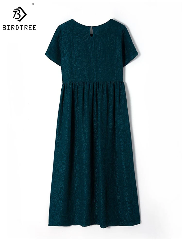 Birdtree 100%Pure Silk Dress Women Jacquard Solid A Line Empire Dresses Big Hem O Neck Chic Clothes 2023 Spring Summer D34835C
Birdtree 100%Pure Silk Dress Women Jacquard Solid A Line Empire Dresses Big Hem O Neck Chic Clothes 2023 Spring Summer D34835C