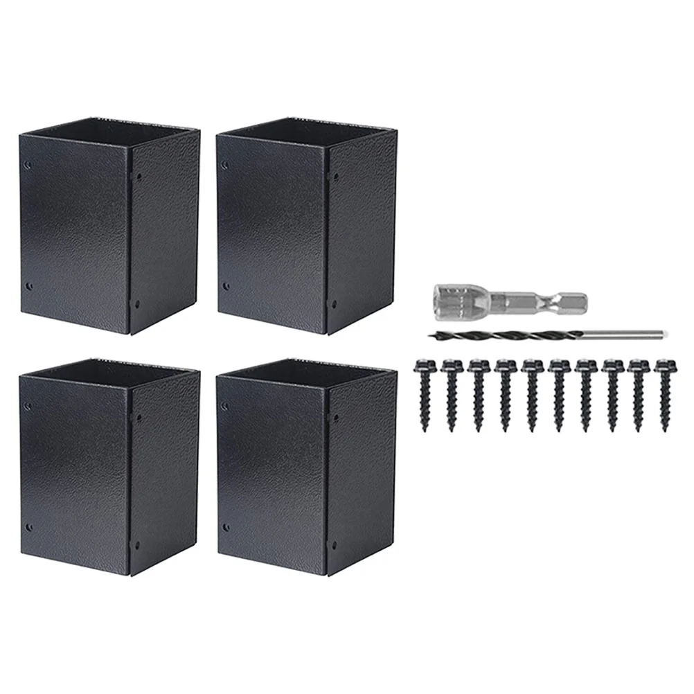 1 Set of Post Base Protectors Heavy Duty Mailbox Bracket Bases Metal Deck Railing Supporting Bases
1 Set of Post Base Protectors Heavy Duty Mailbox Bracket Bases Metal Deck Railing Supporting Bases