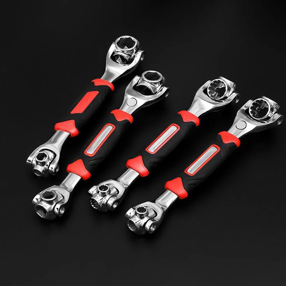 Новый многофункциональный двухсторонний ключ с храповым механизмом 52 в 1, инструмент для ремонта автомобиля, набор гаечных ключей с трещоткой, торцевой ключ 
Новый многофункциональный двухсторонний ключ с храповым механизмом 52 в 1, инструмент для ремонта автомобиля, набор гаечных ключей с трещоткой, торцевой ключ