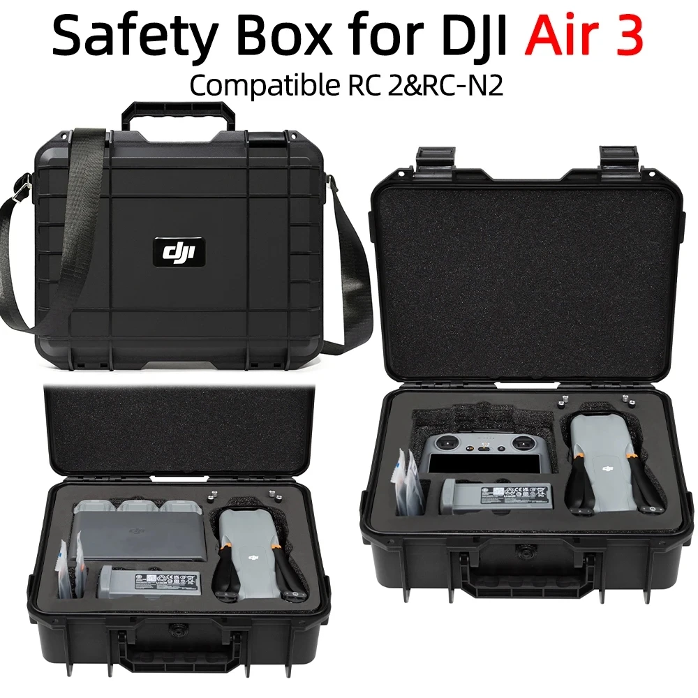 For DJI Air 3 Explosion Proof Box Waterproof and Pressure-proof Storage Case For DJI Air 3 Portable Shoulder Storage Case
For DJI Air 3 Explosion Proof Box Waterproof and Pressure-proof Storage Case For DJI Air 3 Portable Shoulder Storage Case