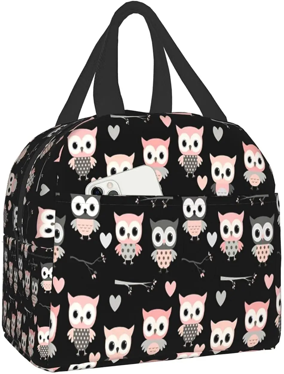 Cute Owl Lunch Bag for Women Men Bento Tote Bag Insulated Lunch Box Thermal Lunch Bags for Picnic Boating Beach Fishing Work
Cute Owl Lunch Bag for Women Men Bento Tote Bag Insulated Lunch Box Thermal Lunch Bags for Picnic Boating Beach Fishing Work