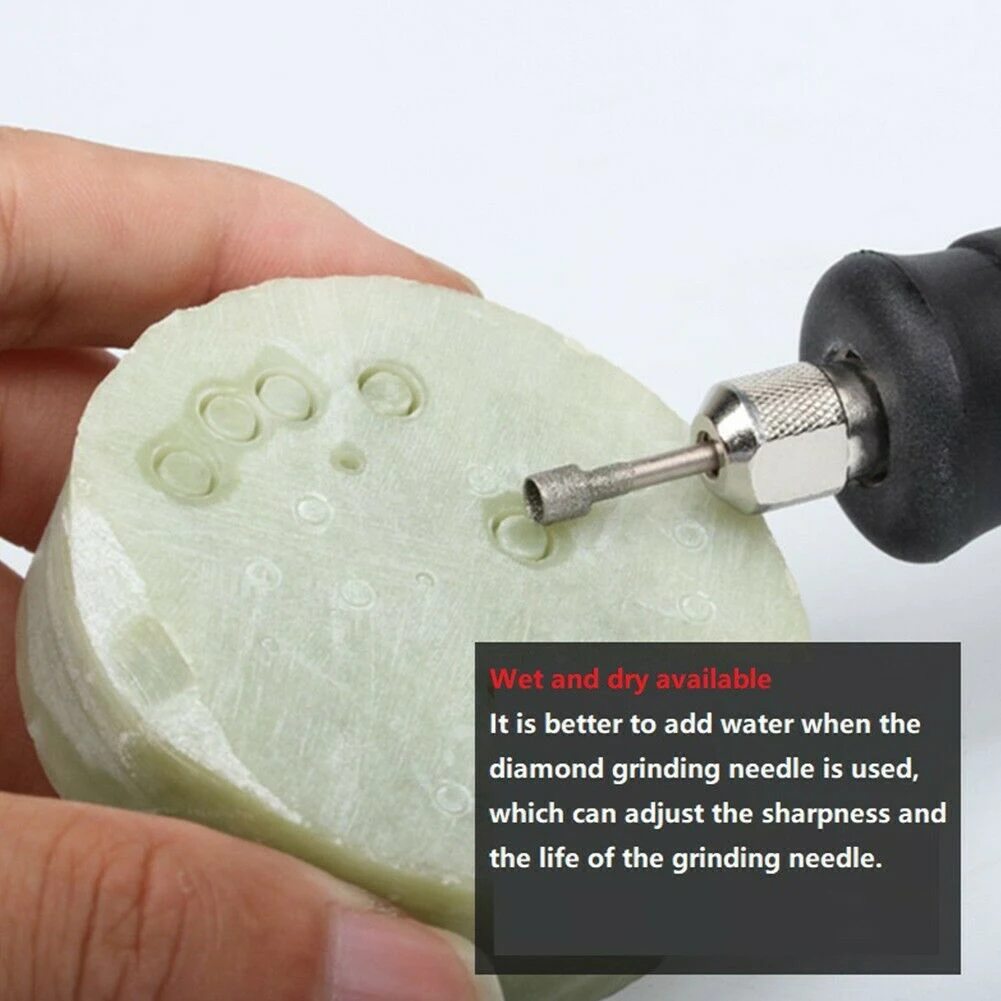 Grinding Head Diamond Burr Core 10 Pcs 42-45mm Length Diamond Ceramics Engraving Cemented Carbide Diamond Engraving Head
Grinding Head Diamond Burr Core 10 Pcs 42-45mm Length Diamond Ceramics Engraving Cemented Carbide Diamond Engraving Head