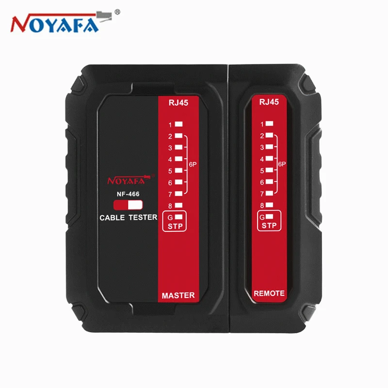 NOYAFA NF-466 Network Cable Tester UTP STP RJ45 Cable Detector Automatic Test Cable Tool Fault Point Tester Multifunction Tester
NOYAFA NF-466 Network Cable Tester UTP STP RJ45 Cable Detector Automatic Test Cable Tool Fault Point Tester Multifunction Tester