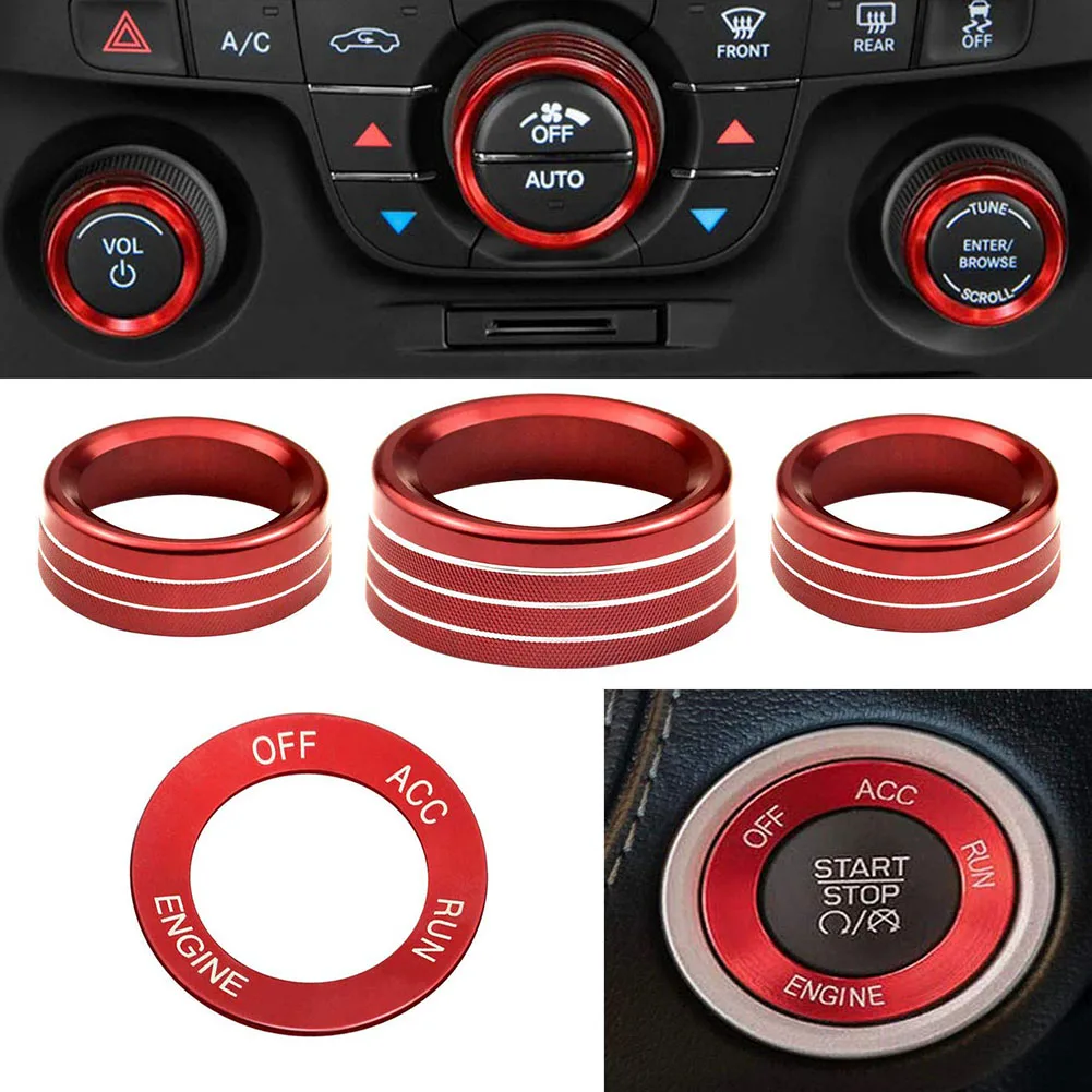 Car Air Conditioner CD Switch Decorative Cover Engine Start Stop Button Sticker for Dodge Challenger 300 300s 2015-2020
Car Air Conditioner CD Switch Decorative Cover Engine Start Stop Button Sticker for Dodge Challenger 300 300s 2015-2020