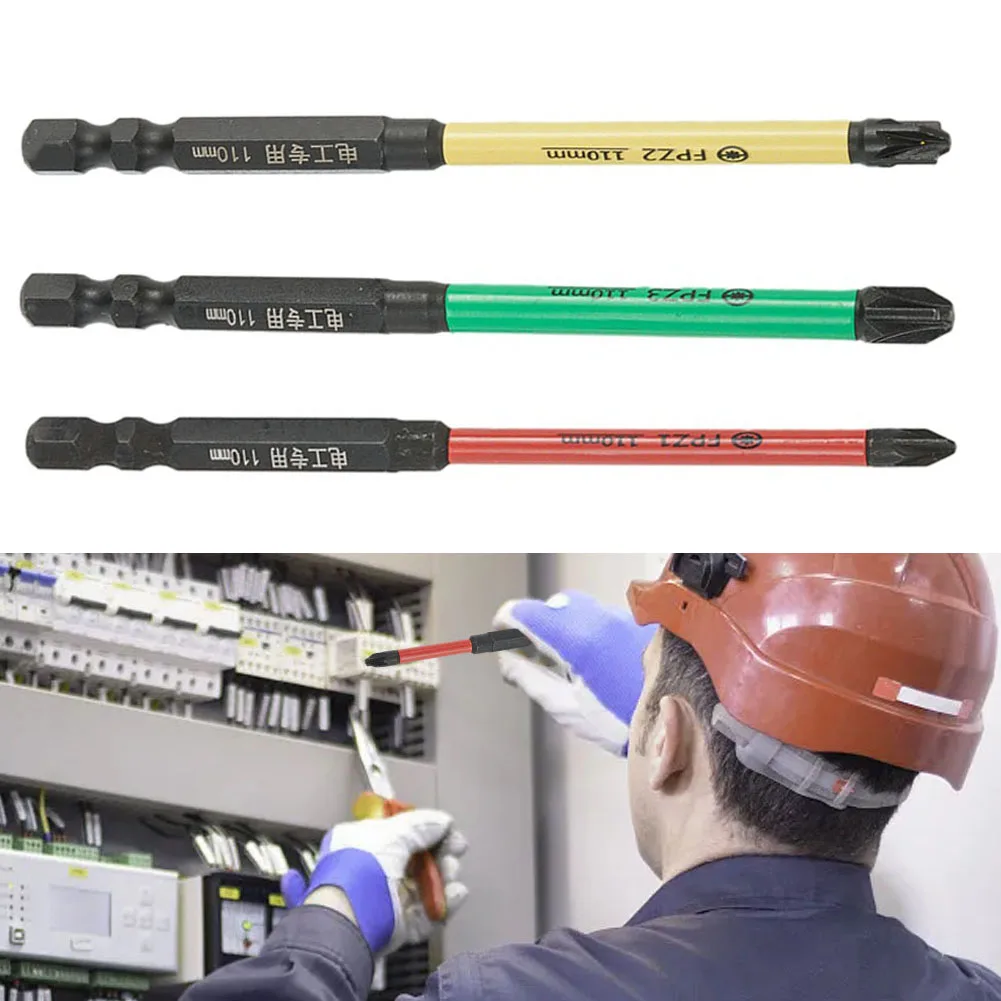 For Socket Panels For Circuit Breakers Screwdriver Bits Alloy Steel Slotted 110mm 3PCS Power Tool Screwdriver Bits
For Socket Panels For Circuit Breakers Screwdriver Bits Alloy Steel Slotted 110mm 3PCS Power Tool Screwdriver Bits