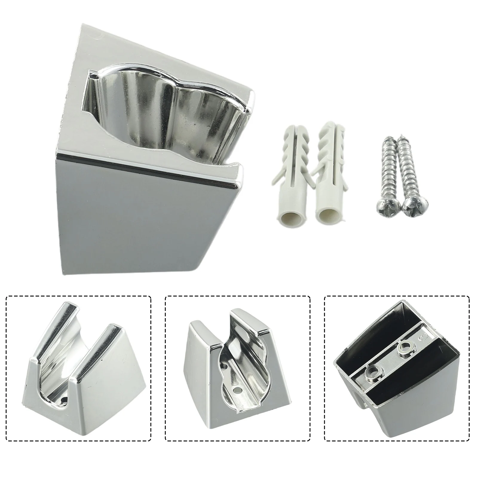 Bracket Shower Head Holder Shower Seat 4.8*4.8*3cm ABS Lightweight Replacement Silver Small Nozzle Wall Mount Adjustable Bracket
Bracket Shower Head Holder Shower Seat 4.8*4.8*3cm ABS Lightweight Replacement Silver Small Nozzle Wall Mount Adjustable Bracket