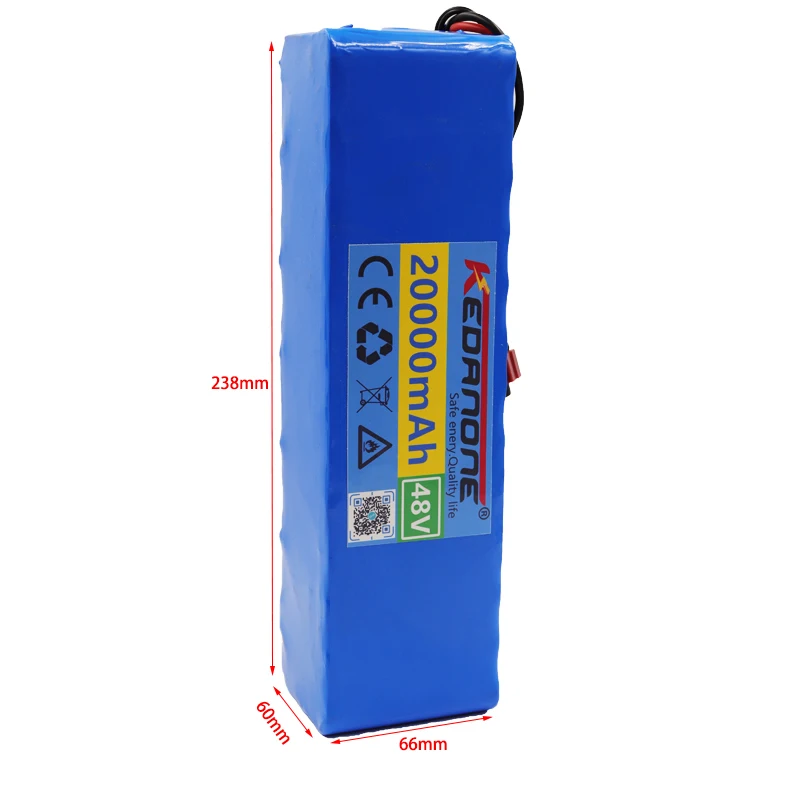 48v Lithium ion Battery 48V 20Ah 1000W 13S3P Lithium Battery Pack For 54.6v E-bike Electric Bicycle Scooter With BMS+Charger
48v Lithium ion Battery 48V 20Ah 1000W 13S3P Lithium Battery Pack For 54.6v E-bike Electric Bicycle Scooter With BMS+Charger
