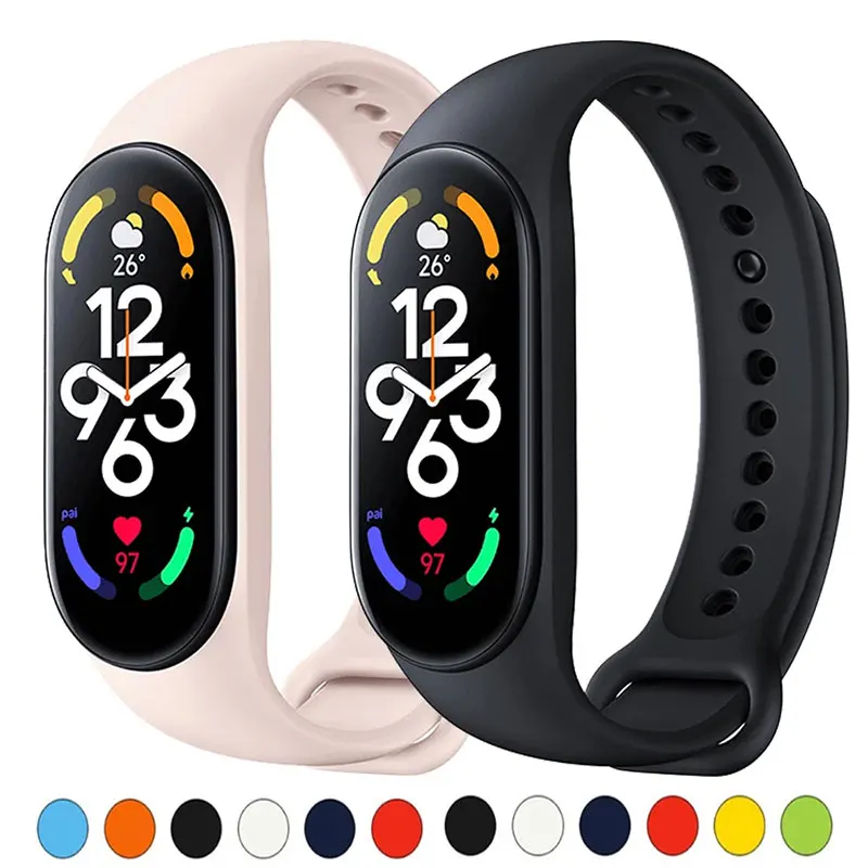Watch Strap For Xiaomi Mi Band 7 6 Bracelet Smartwatch Silicone Wrist For Xiaomi Mi Band 4 5 6 7 Correa Mi Band 6 5 4 3 Strap
Watch Strap For Xiaomi Mi Band 7 6 Bracelet Smartwatch Silicone Wrist For Xiaomi Mi Band 4 5 6 7 Correa Mi Band 6 5 4 3 Strap