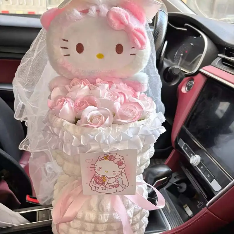 Sweet Hello Kitty Kawaii Sanrio Anime Plush Doll Flower Bouquet Cute Cartoon Kt Cat Ins Birthday Lovely Gifts for Girls
Sweet Hello Kitty Kawaii Sanrio Anime Plush Doll Flower Bouquet Cute Cartoon Kt Cat Ins Birthday Lovely Gifts for Girls