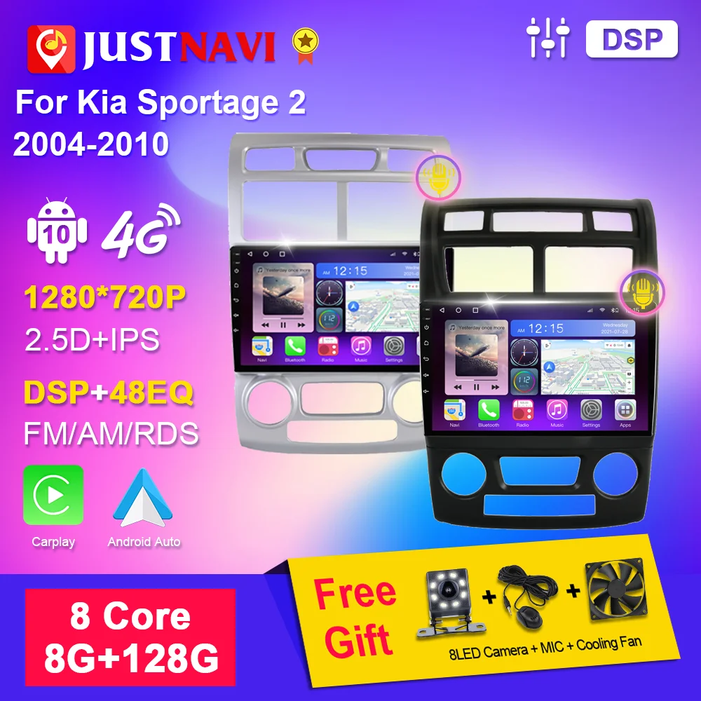 JUSTNAVI Android 10.0 Car Radio for Kia Sportage 2 2004-2010 GPS CarPlay Auto Multimedia Video Player IPS 2 Din 9" Head Unit
JUSTNAVI Android 10.0 Car Radio for Kia Sportage 2 2004-2010 GPS CarPlay Auto Multimedia Video Player IPS 2 Din 9" Head Unit