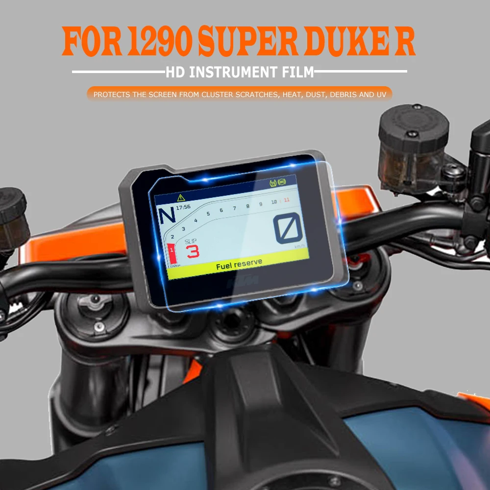 For KTM 1290 SUPER DUKE R 2021 Motorcycle cluster scratch protection film screen scratch protection film dashboard
For KTM 1290 SUPER DUKE R 2021 Motorcycle cluster scratch protection film screen scratch protection film dashboard