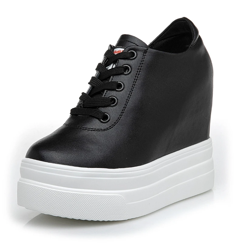 11CM Wedge Pumps Lace Up Moccasins Women Platform High Brand Genuine Leather Spring Summer Shoes Hidden Heels Female Shoes
11CM Wedge Pumps Lace Up Moccasins Women Platform High Brand Genuine Leather Spring Summer Shoes Hidden Heels Female Shoes