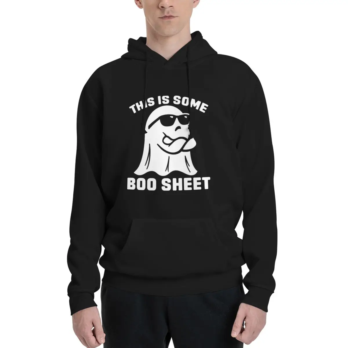 

This Is Some Boo Sheet Polyester Hoodie Men's Women's Sweater Size XXS-3XL