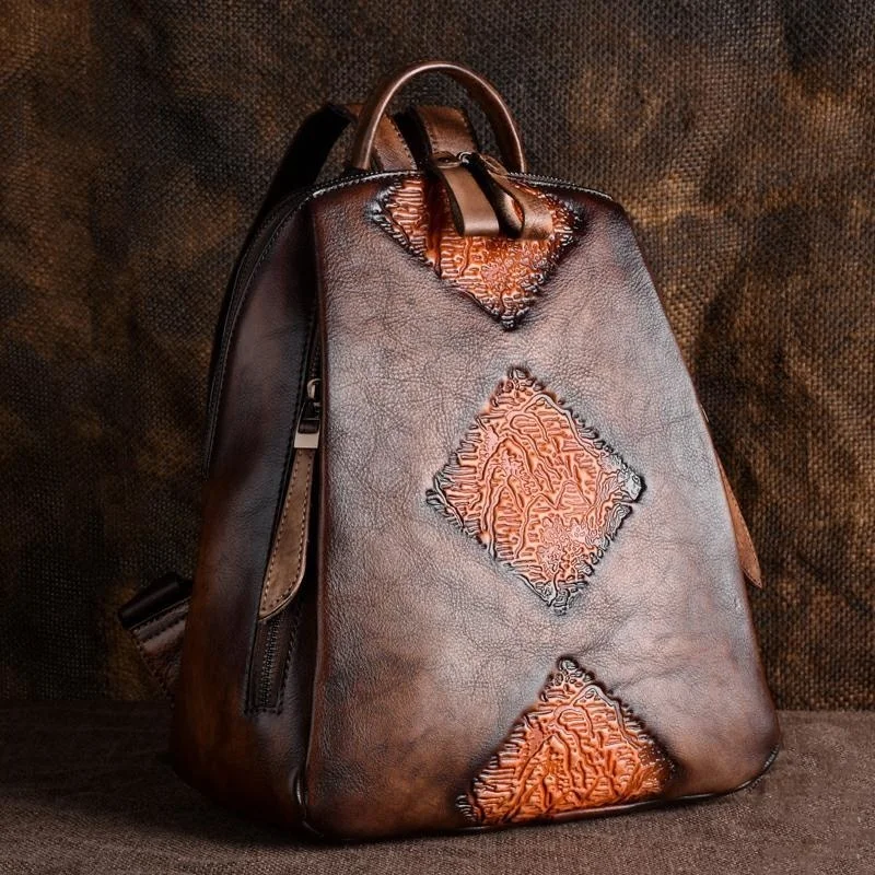 Women Genuine Leather Backpack Daypack Knapsack First Layer Cowhide Patchwork Female Brush Color Travel Bag Vintage Rucksack New
Women Genuine Leather Backpack Daypack Knapsack First Layer Cowhide Patchwork Female Brush Color Travel Bag Vintage Rucksack New