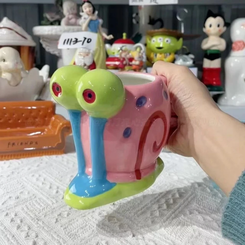 Creative Little Snail Ceramic Mug Coffee Oatmeal Mugs 3D Dimensional Snail Shape Cup Girl Heart Cute Watercup Gift 
Creative Little Snail Ceramic Mug Coffee Oatmeal Mugs 3D Dimensional Snail Shape Cup Girl Heart Cute Watercup Gift