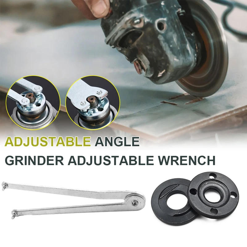 New Adjustable Angle Grinder Wrench Adjustable Spanner For Angle Grinder Changing Or Replacing Back Angle Grinders Cutting Discs
New Adjustable Angle Grinder Wrench Adjustable Spanner For Angle Grinder Changing Or Replacing Back Angle Grinders Cutting Discs