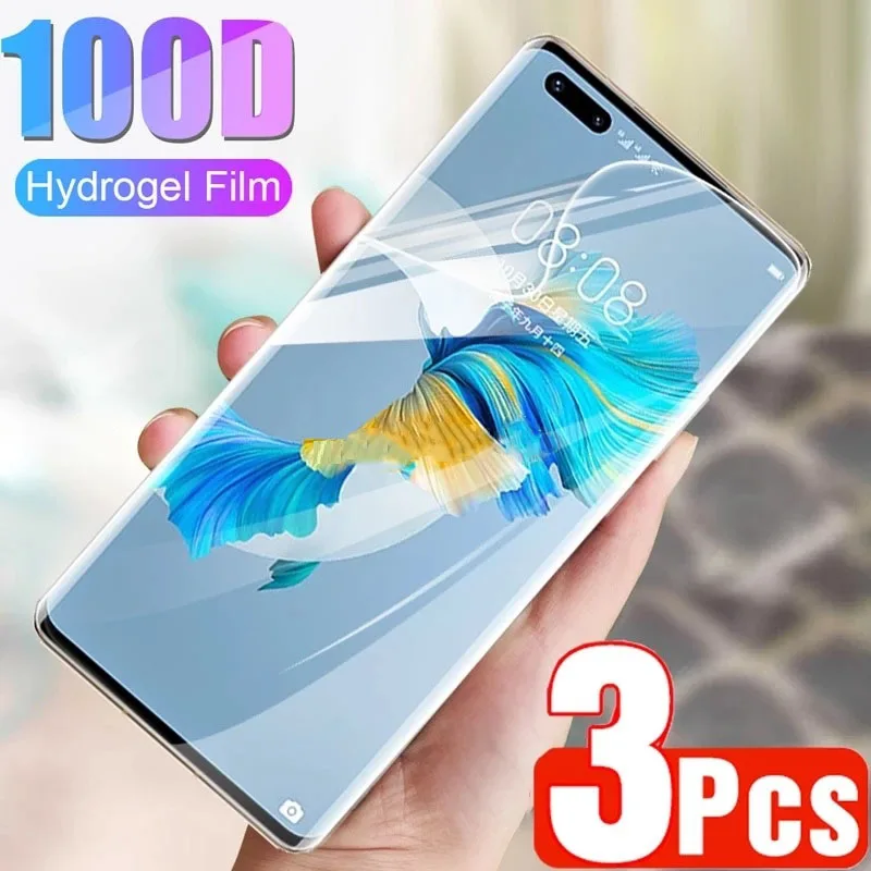 

3PCS Hydrogel Film For Huawei Mate 50 40 30 Pro Screen Protector For Huawei Nova 11 10 9 8 7 Pro SE 10z 11i 8i Protective Film