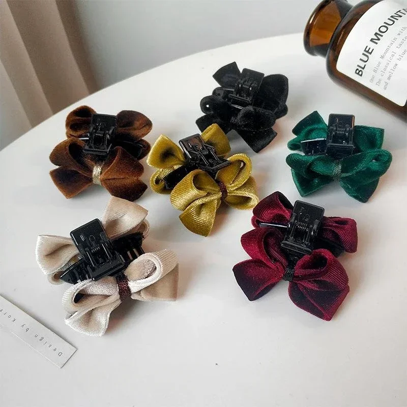 Autumn and Winter Lint Bowknot Small Hair Clip Women's Long Hair Clip Shark Clip Fashion Крабик Для Волос 집게핀 Hair Accessories 
Autumn and Winter Lint Bowknot Small Hair Clip Women's Long Hair Clip Shark Clip Fashion Крабик Для Волос 집게핀 Hair Accessories