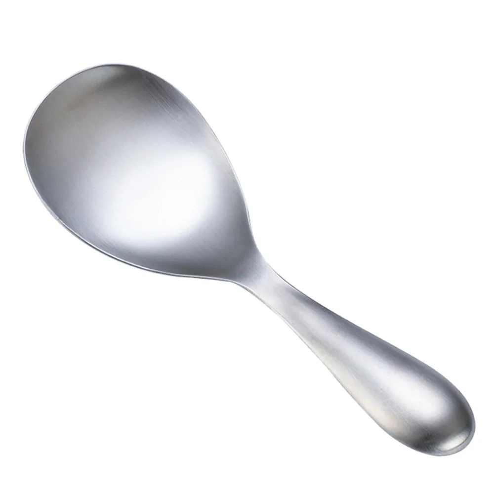 

Stainless Steel Rice Spoon Large Capacity Rice Paddle Deepen Thicken Soup Spoon Kitchen Cooking Tools Tableware