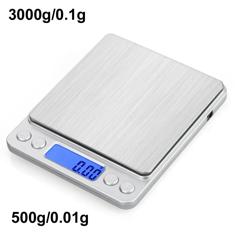 

Scale Kitchen Jewelry 3000g/0.1g Cooking Weighing Gram Digital For Electronic 500g/0.01g Laboratory Weigh Balance Food