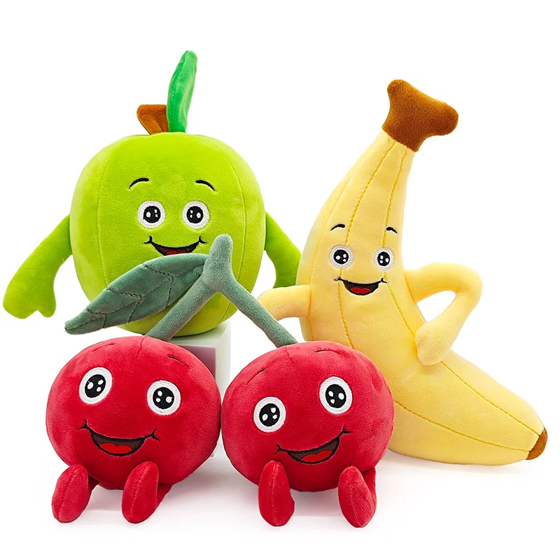 

Cute Said Stuffed Toy Apple Cherry Banana Strawberry Avocado Fruit Berry Fruit Vegetable Ragdoll To A Friend Birthday Gift