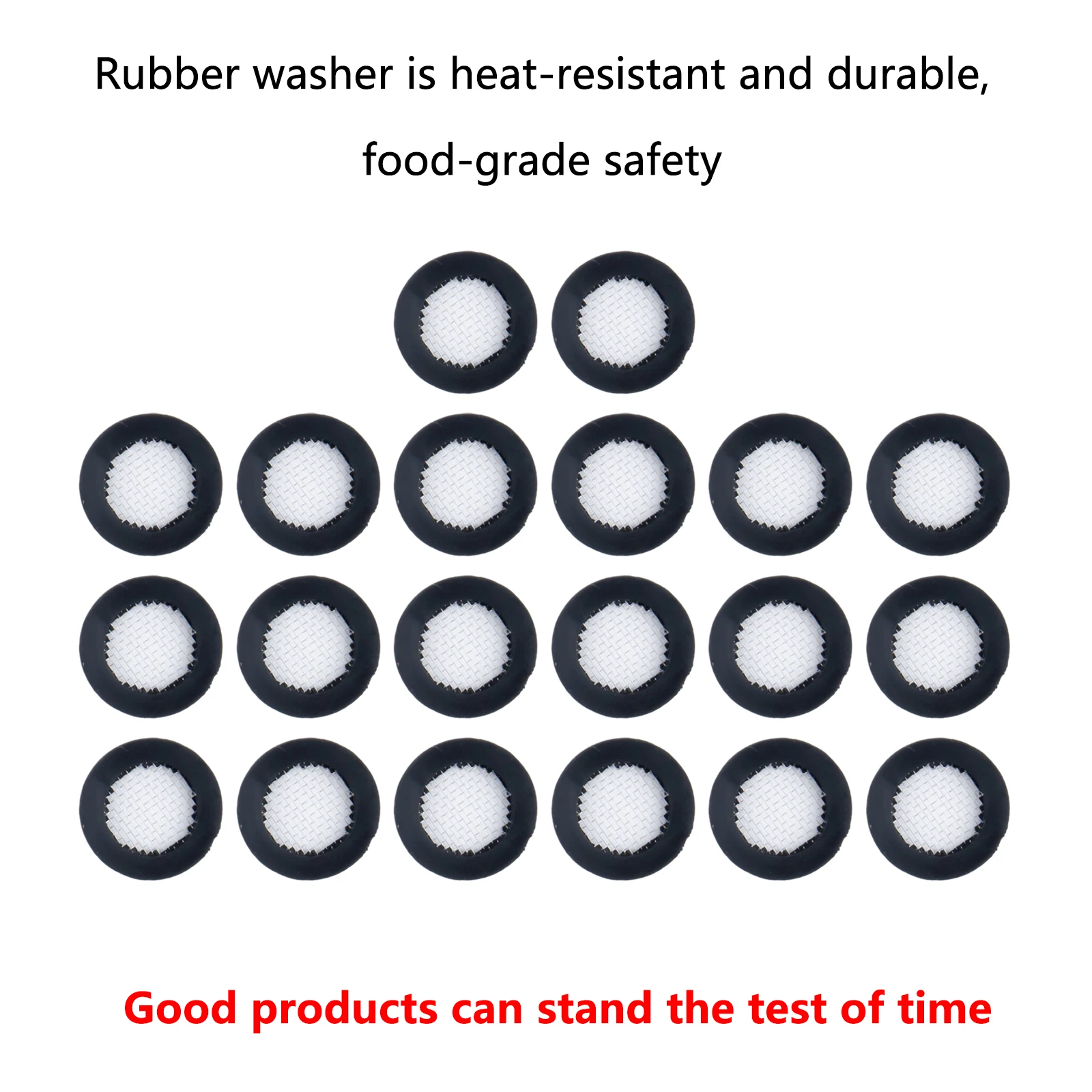 Hose Gasket Rubber Washer 20pcs 40 Mesh Accessories Filter Net For 1/ 2in Tap Head O Ring Shower Head Practical
Hose Gasket Rubber Washer 20pcs 40 Mesh Accessories Filter Net For 1/ 2in Tap Head O Ring Shower Head Practical
