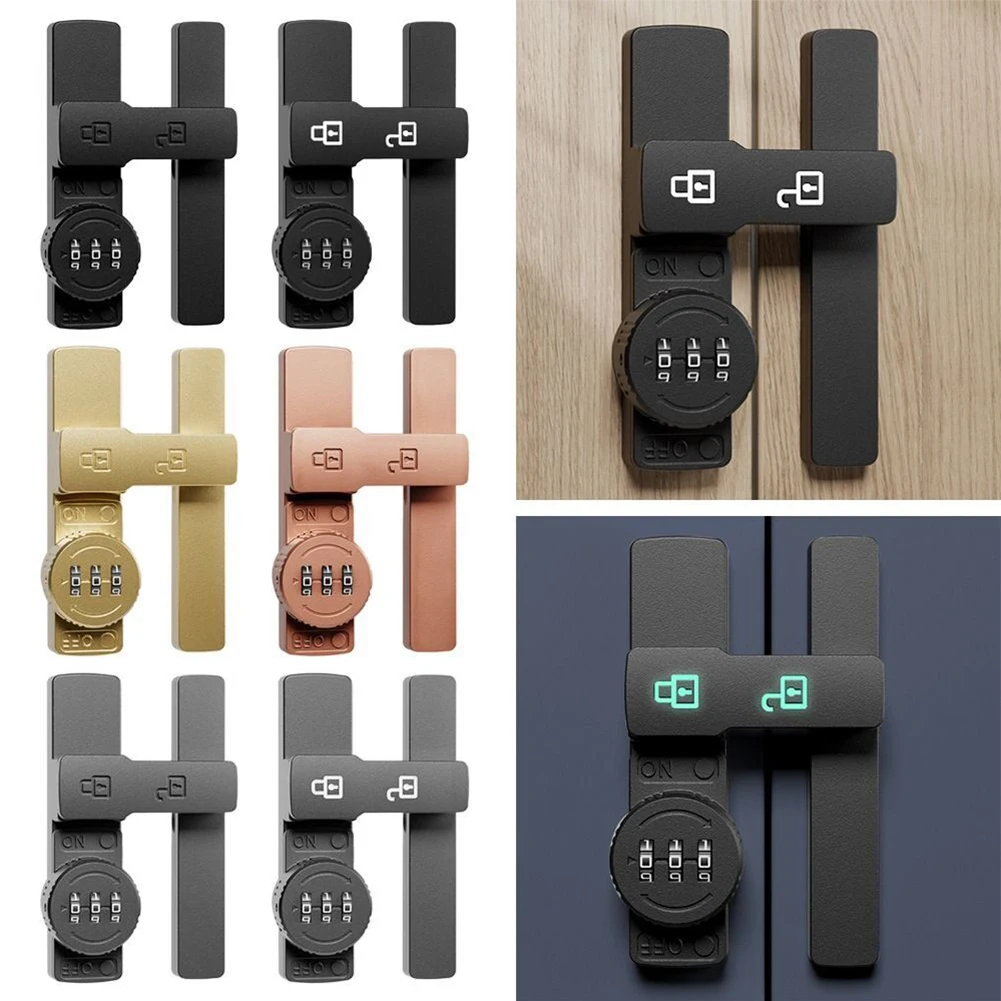 Luminous Door Latch 180 Degrees Sliding Door Lock Free-Punch Password Lock Interior Door Bolt Hardware Anti-theft Door Lock Bolt
Luminous Door Latch 180 Degrees Sliding Door Lock Free-Punch Password Lock Interior Door Bolt Hardware Anti-theft Door Lock Bolt