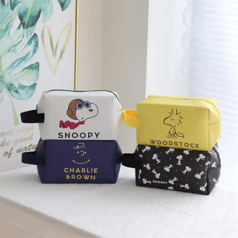 New Snoopy Cosmetic Bag Kawaii Cartoon Pu Portable Waterproof Travel Wash Bag Cute Girl Portable Cosmetic Bag Student Pen Bag
New Snoopy Cosmetic Bag Kawaii Cartoon Pu Portable Waterproof Travel Wash Bag Cute Girl Portable Cosmetic Bag Student Pen Bag