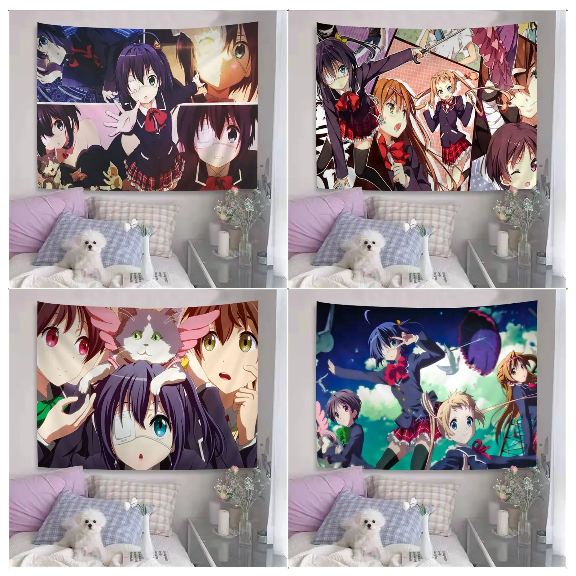 

Love Chunibyo Other Delusions Rikka Tapestry Hanging Bohemian Tapestry Indian Buddha Wall Bohemian Hippie Cheap Hippie Hanging