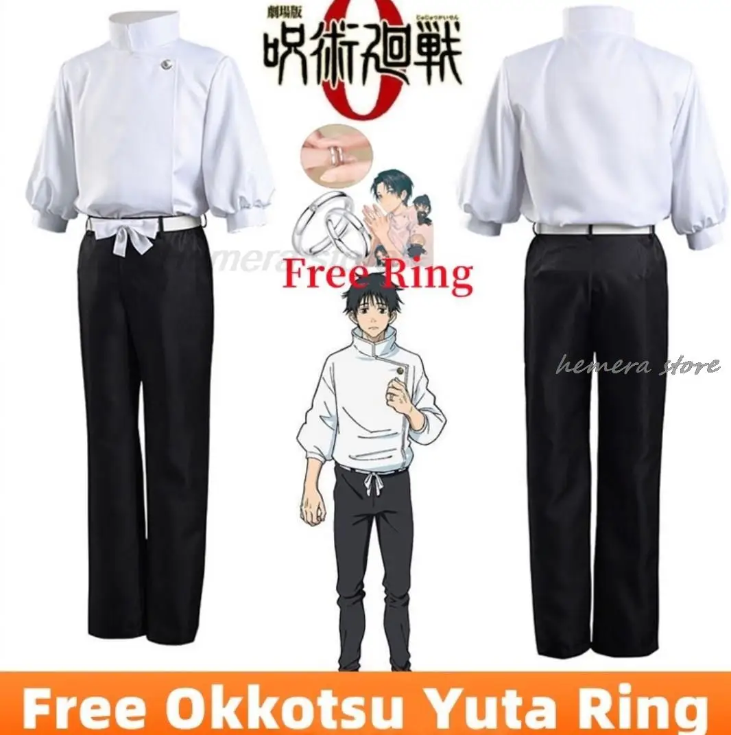 Okkotsu Yuta Cosplay Jujutsu Kaisen Okkotsu Yuta Cosplay Costume Anime Uniform Wig Ring Suit Halloween Costume Adult
Okkotsu Yuta Cosplay Jujutsu Kaisen Okkotsu Yuta Cosplay Costume Anime Uniform Wig Ring Suit Halloween Costume Adult