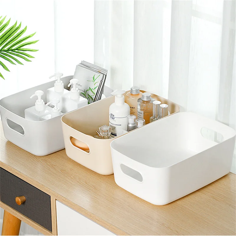 Plastic Portable Storage Box, Multifunctional Desktop Miscellaneous Storage Box, Suitable for Living Room, Kitchen, Bedroom Plastic Portable Storage Box, Multifunctional Desktop Miscellaneous Storage Box, Suitable for Living Room, Kitchen, Bedroom